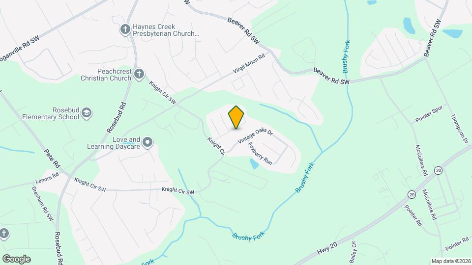 1582 Ewing Farm Dr Map and Location Details