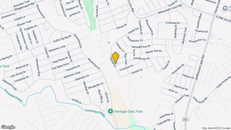 203 Ponderosa Dr Map and Location Details