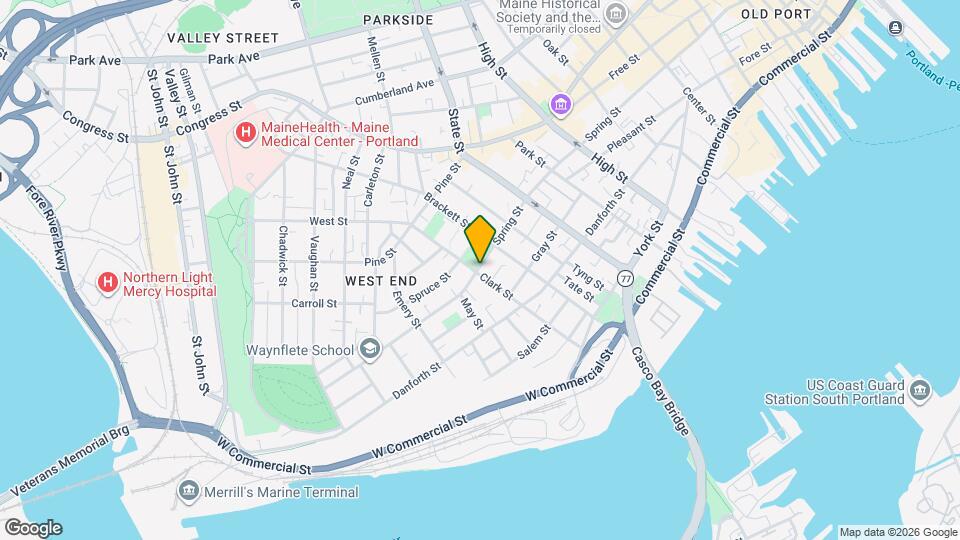 234 Spring St Map and Location Details