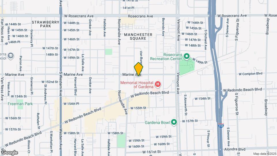 15116 S Raymond Ave, Unit 108 Map and Location Details