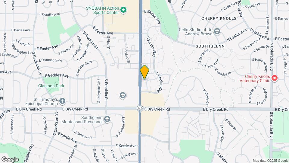 2493 E Geddes Pl Map and Location Details