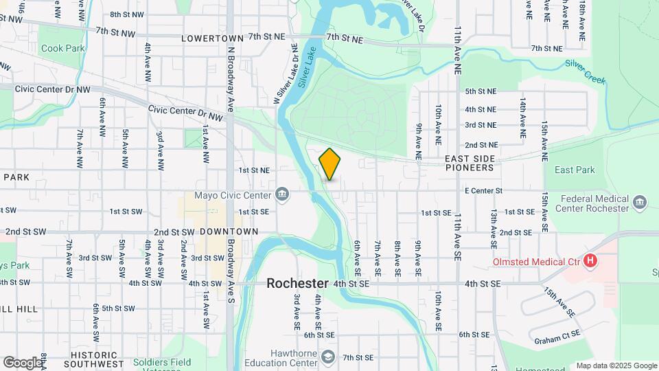 Riverwalk Rochester Map and Location Details