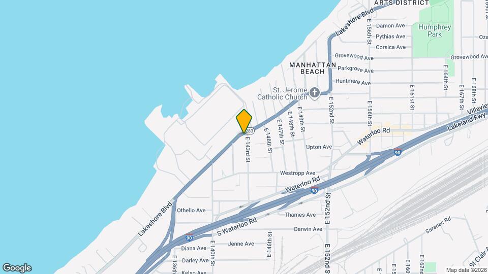 14236 Lakeshore Blvd Map and Location Details