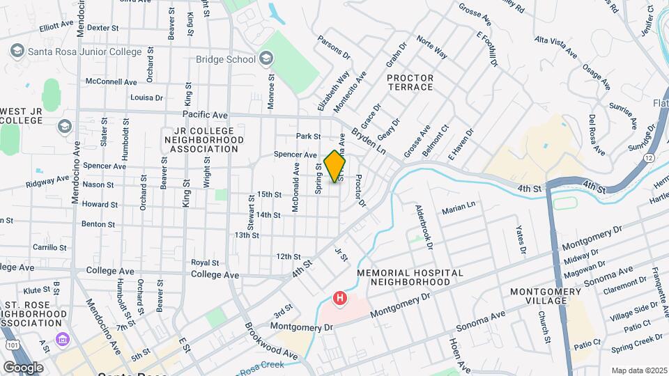 1013-1015 Saint Helena Ave Mapa y Detalles de la Ubicación