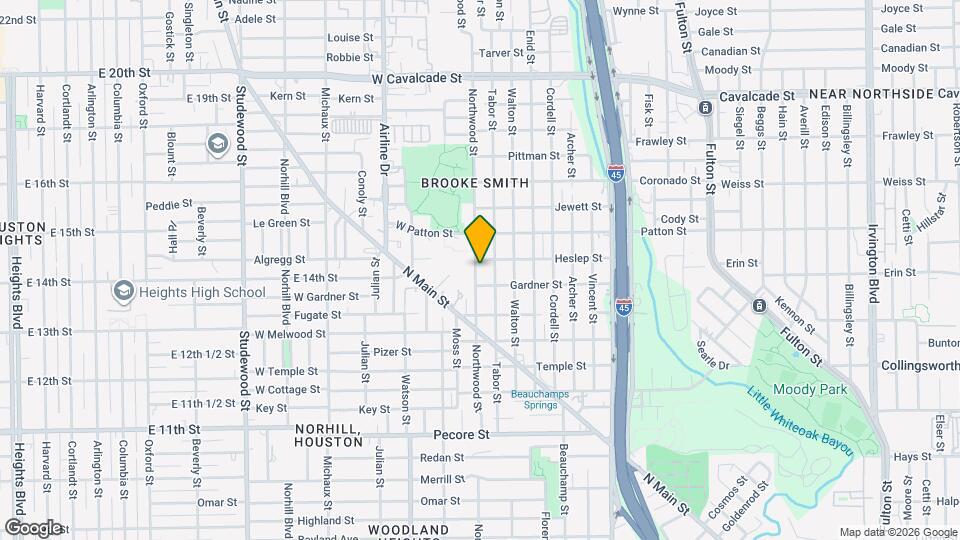 608 Northwood St Map and Location Details