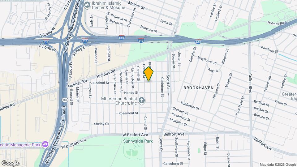 8002 Brandon St Map and Location Details