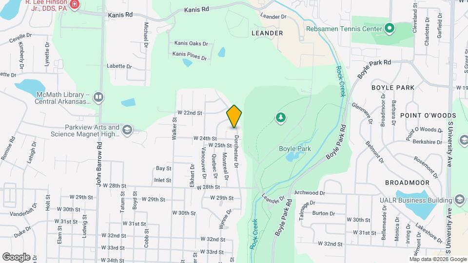 2306 Dorchester Dr, Unit A Map and Location Details