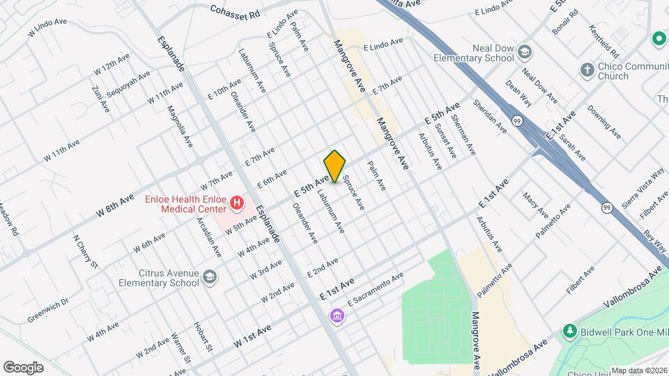1440 Laburnum Ave Mapa y Detalles de la Ubicación