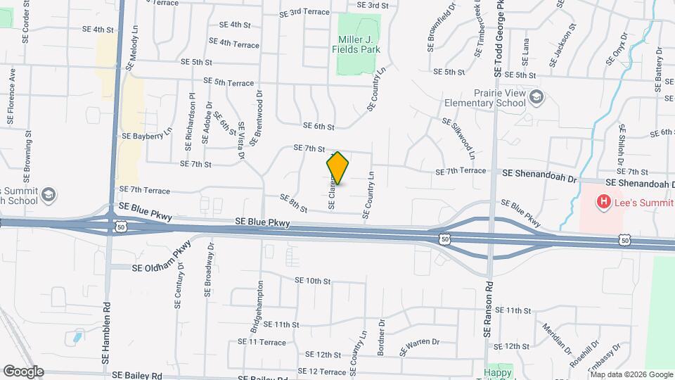 733 SE Claremont St Mapa y Detalles de la Ubicación