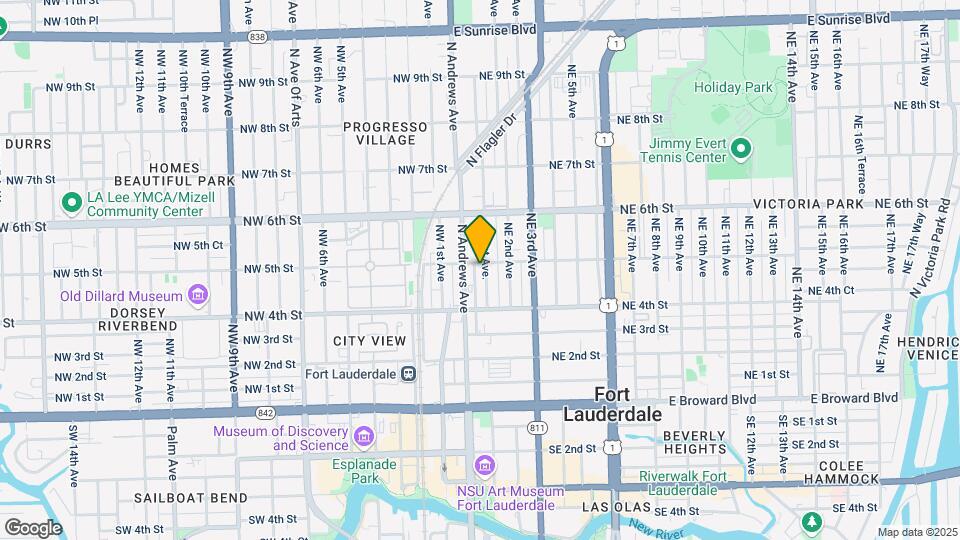 443 NE 1st Ave Mapa y Detalles de la Ubicación