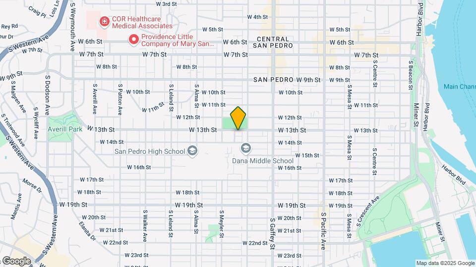 835 W 13th St, Unit 3 Map and Location Details