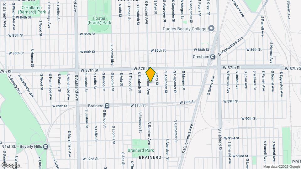 1154 W 88th St Map and Location Details