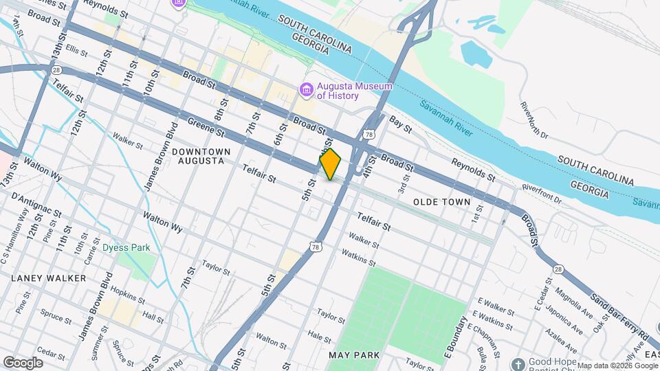 444 Greene St Map and Location Details