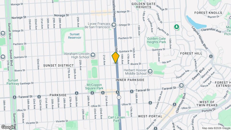 901 Rivera St Map and Location Details