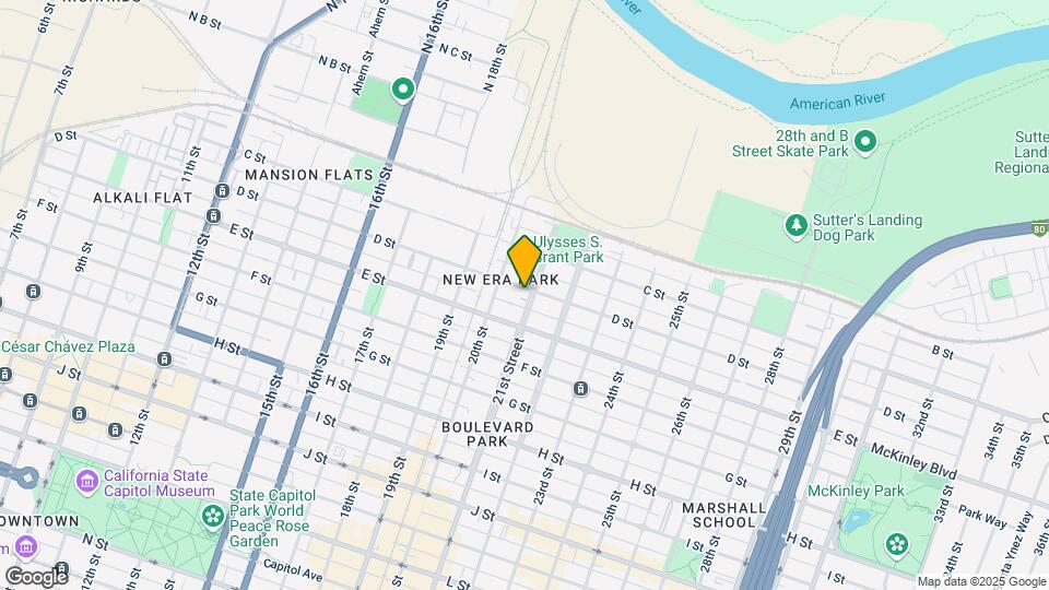 400-402 21st St Map and Location Details