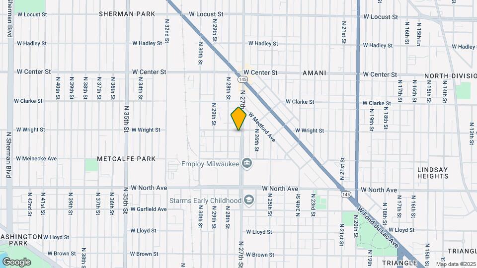 2709 W Wright St Map and Location Details
