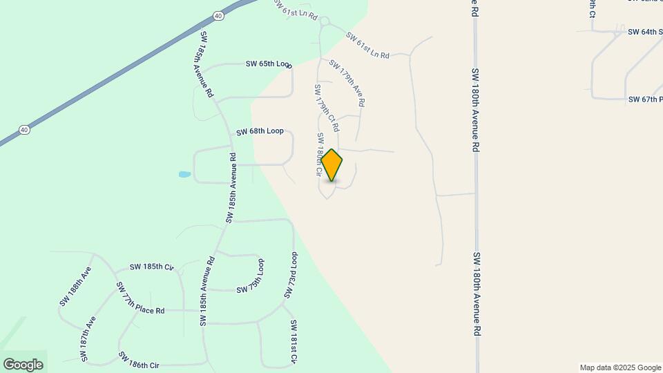 7196 SW 179th Ct Rd Map and Location Details