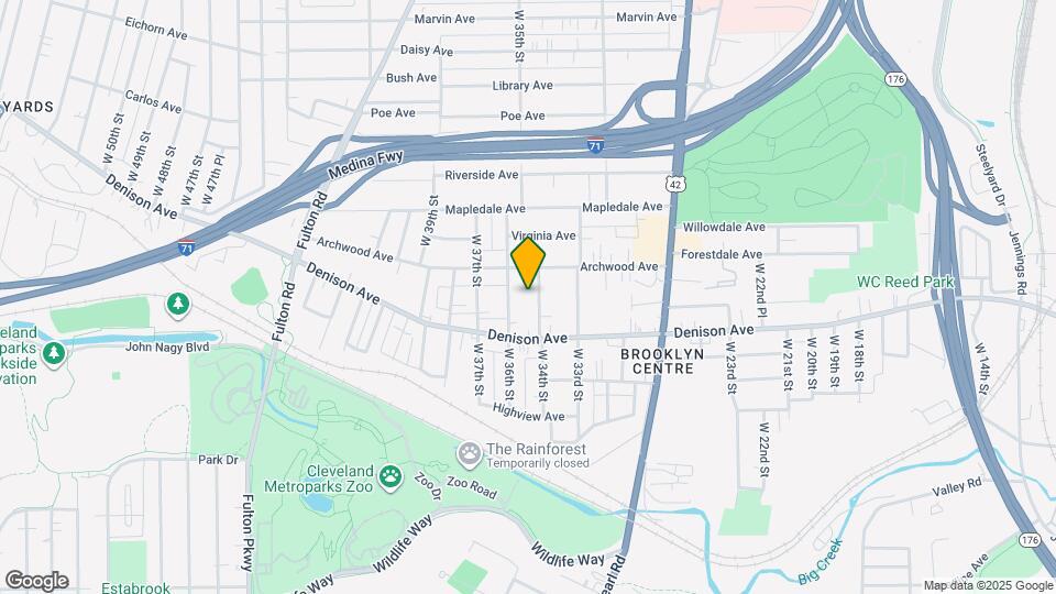 3788 W 34th St Map and Location Details