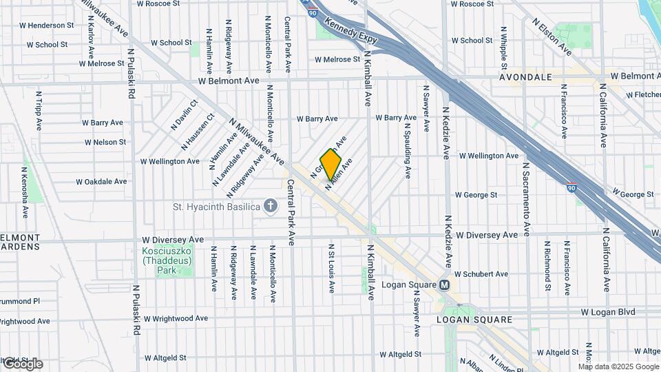 2901 N Allen Ave Map and Location Details