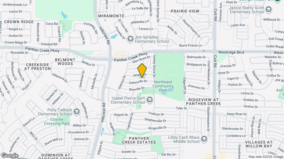 11532 Gatesville Dr Map and Location Details