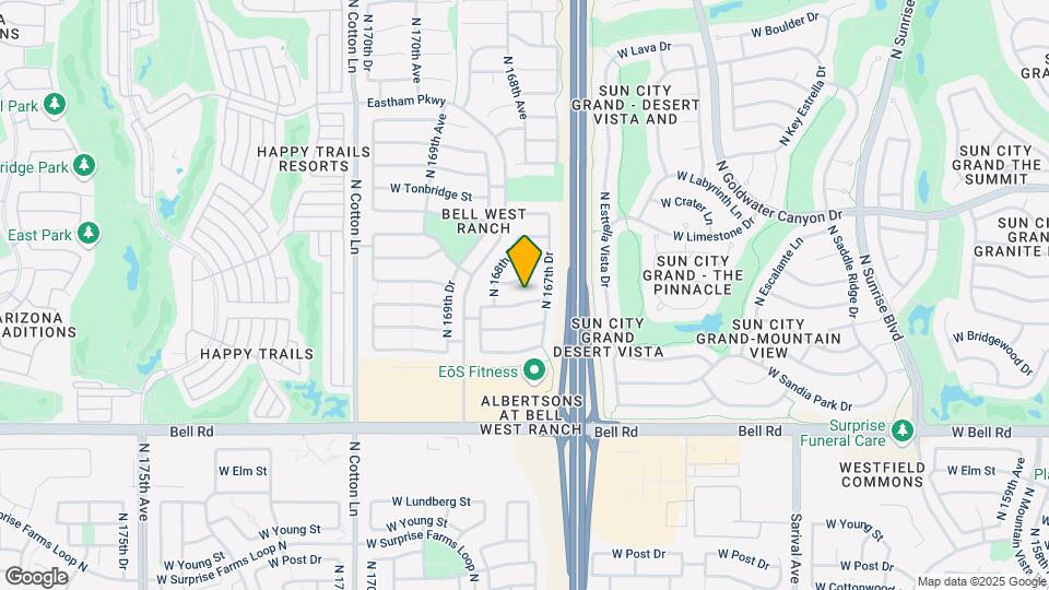 16780 W Windermere Way Mapa y Detalles de la Ubicación