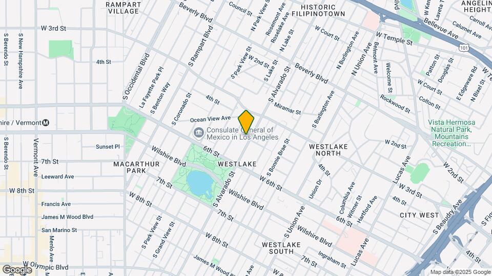 403 S Alvarado St Map and Location Details