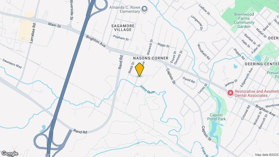 66 Rowe Ave Map and Location Details