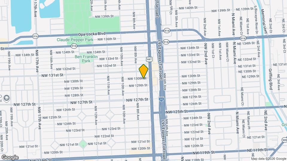 740 NW 130th St Mapa y Detalles de la Ubicación