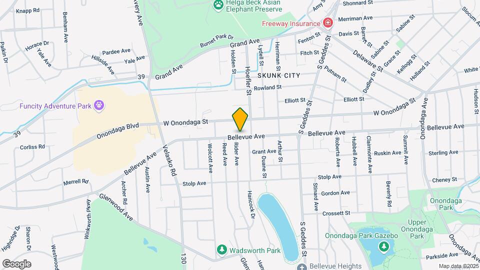 1522 Bellevue Ave Map and Location Details