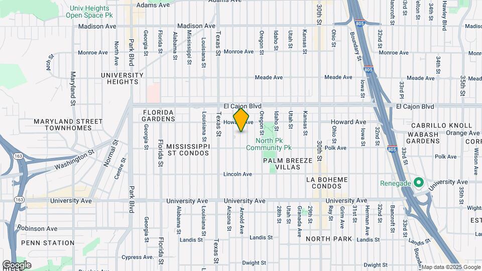 4146 Hamilton St Map and Location Details