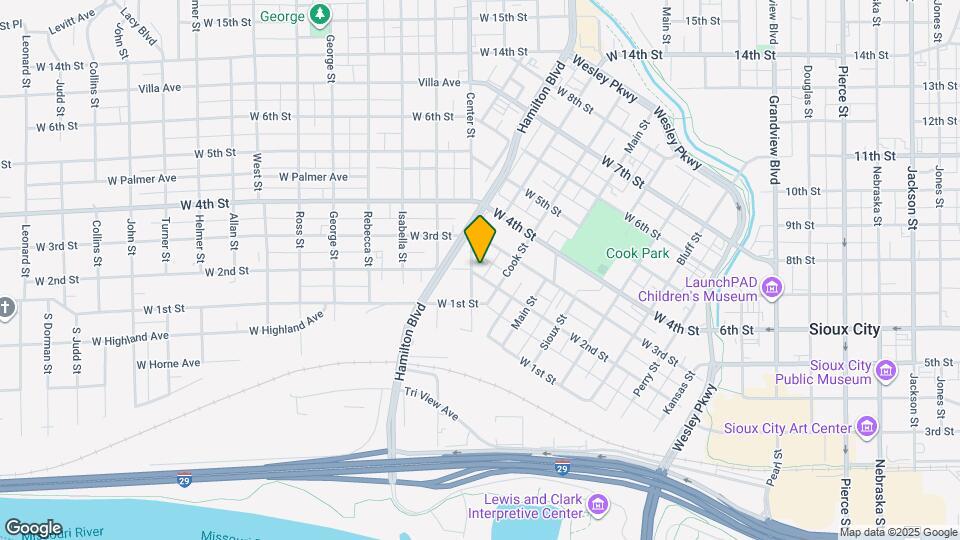 717 W 2nd St Map and Location Details