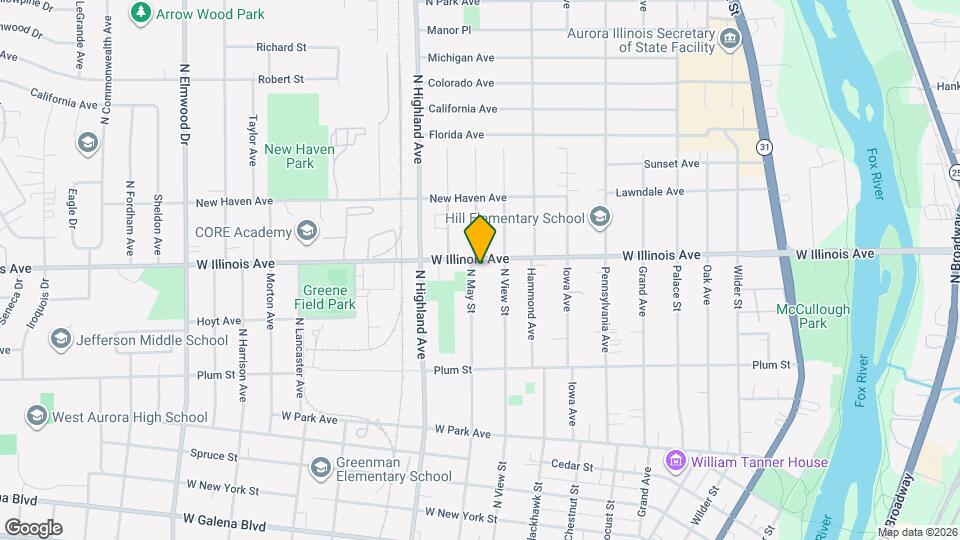 647 N May St Map and Location Details