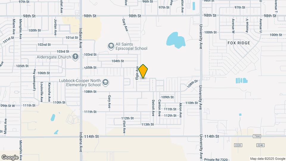 2909 106th St Map and Location Details