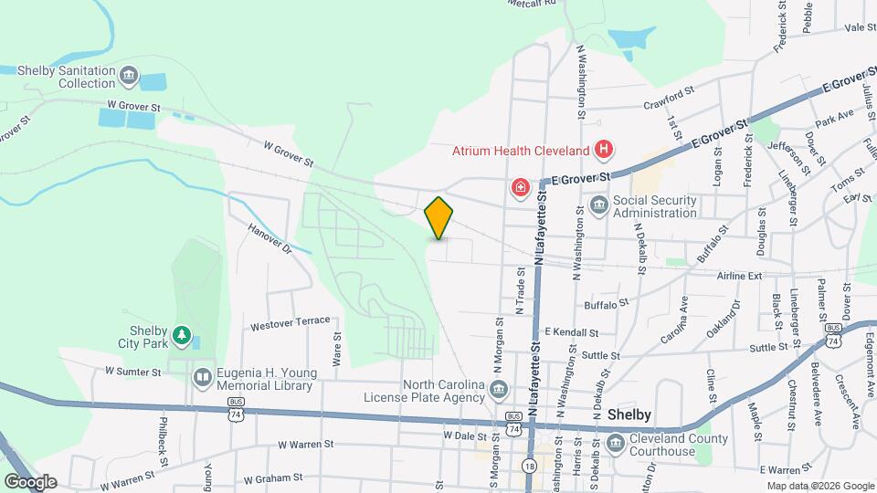 634 Hillcrest Dr Map and Location Details