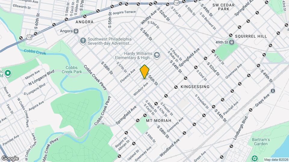 5628 Warrington Ave Mapa y Detalles de la Ubicación