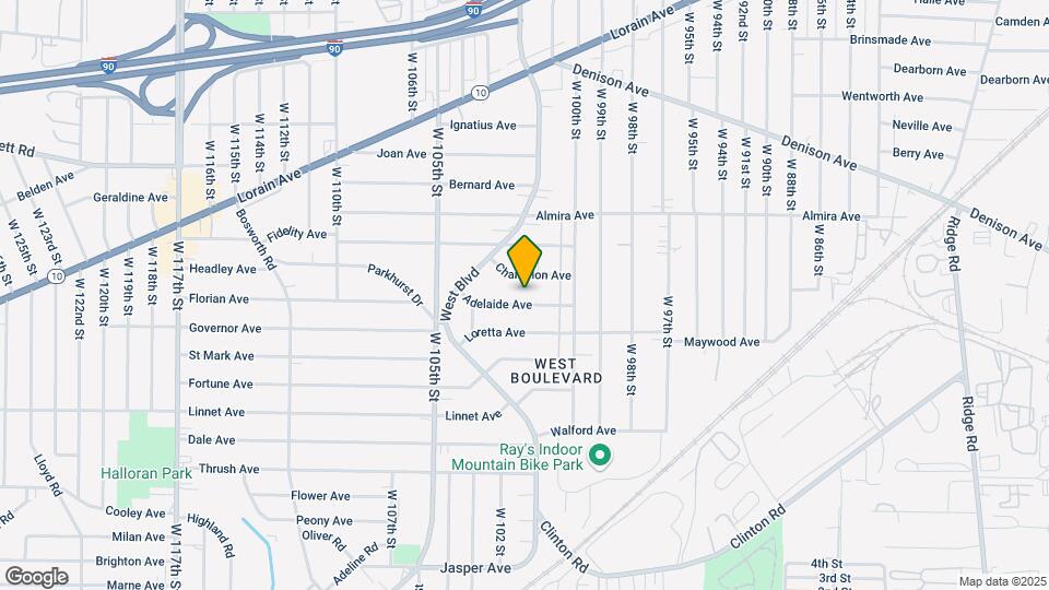 10208 Adelaide Ave Map and Location Details