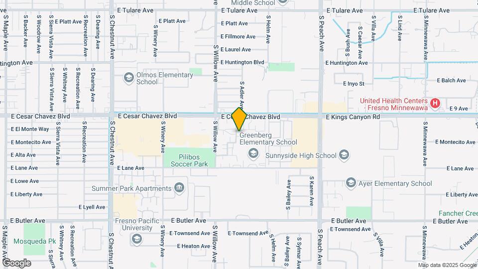 849 S Adler Ave Map and Location Details
