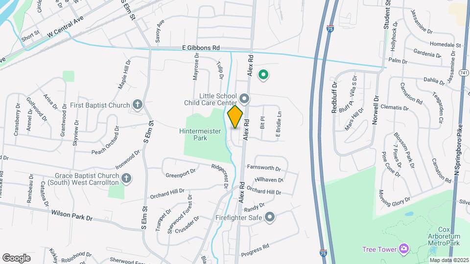 1140 Bishop Dr Map and Location Details