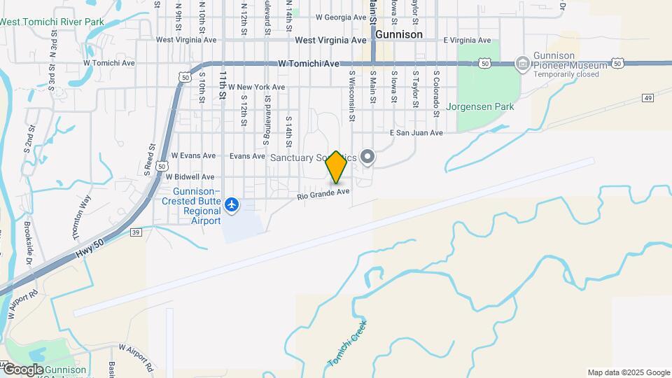 225 W Rio Grande Ave Map and Location Details