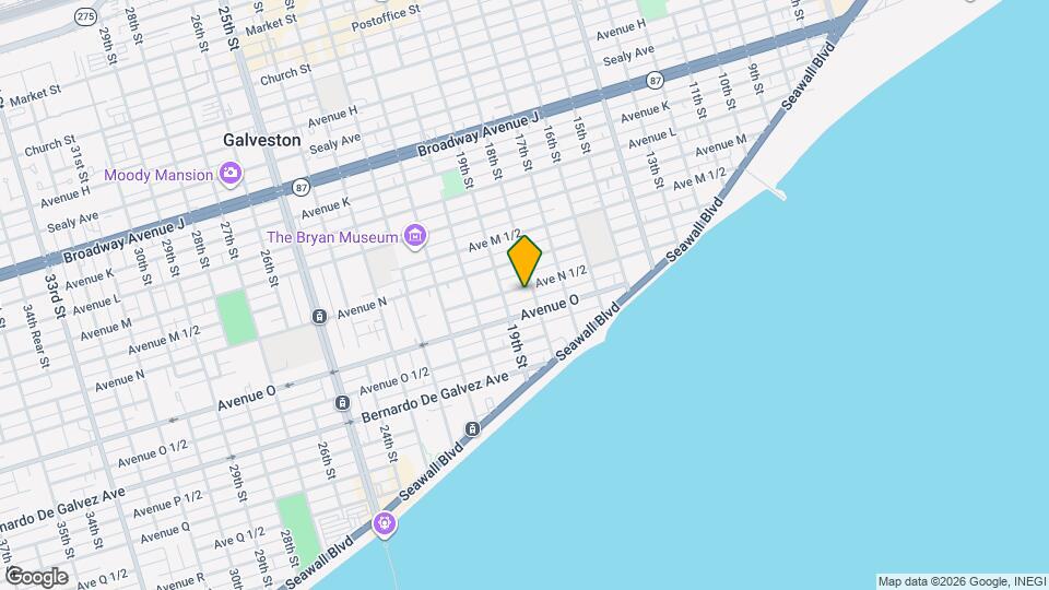 1805 Ave N 1/2 Mapa y Detalles de la Ubicación