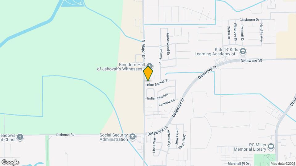 7996 Blue Bonnet St Map and Location Details