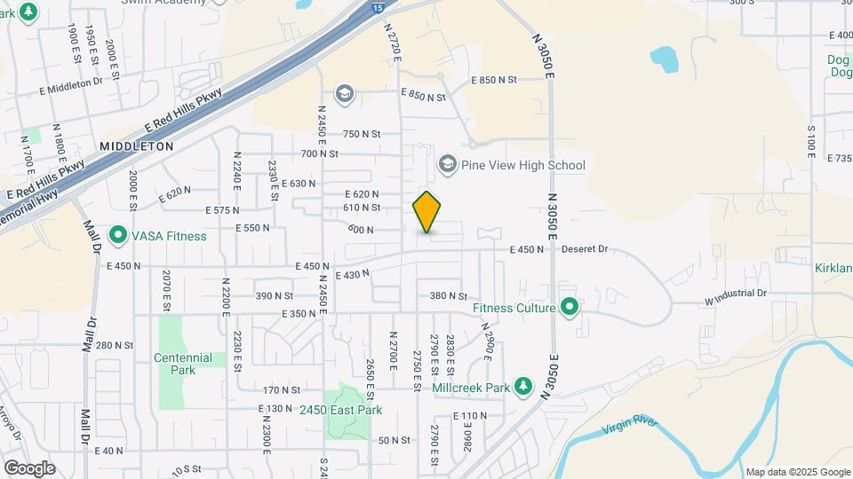 2801 E 450 N St Map and Location Details