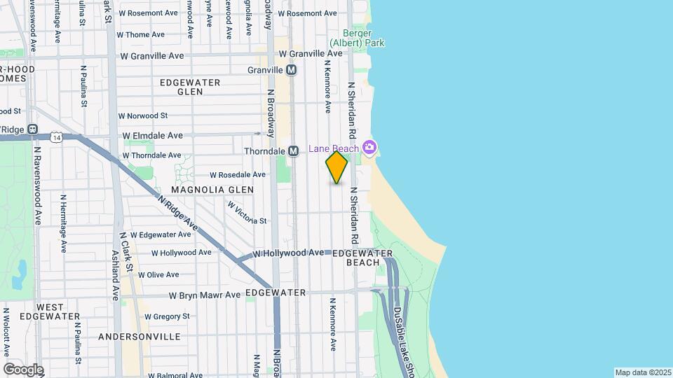 5833 N Kenmore Ave Mapa y Detalles de la Ubicación