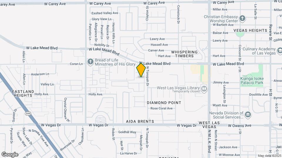 2113 Velvet Hill Ave Map and Location Details