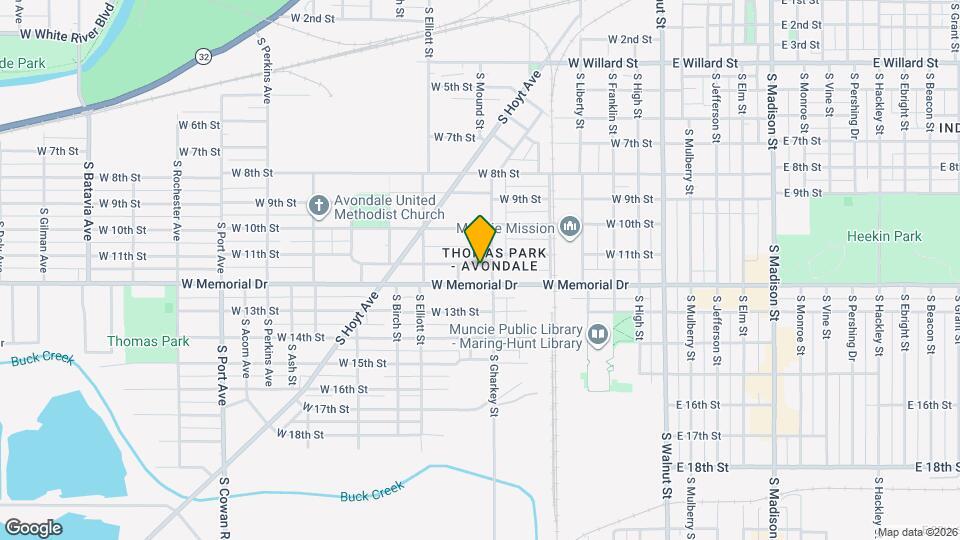 709 W 11th St Map and Location Details