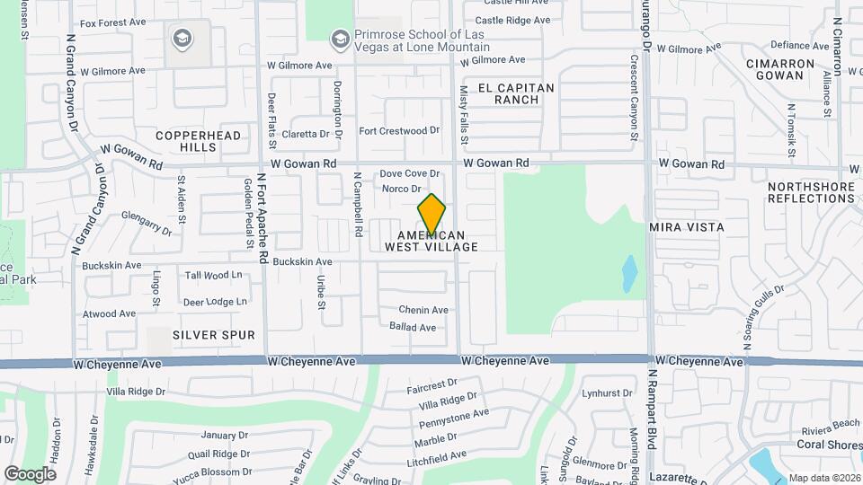8840 Cornwall Glen Ave Mapa y Detalles de la Ubicación