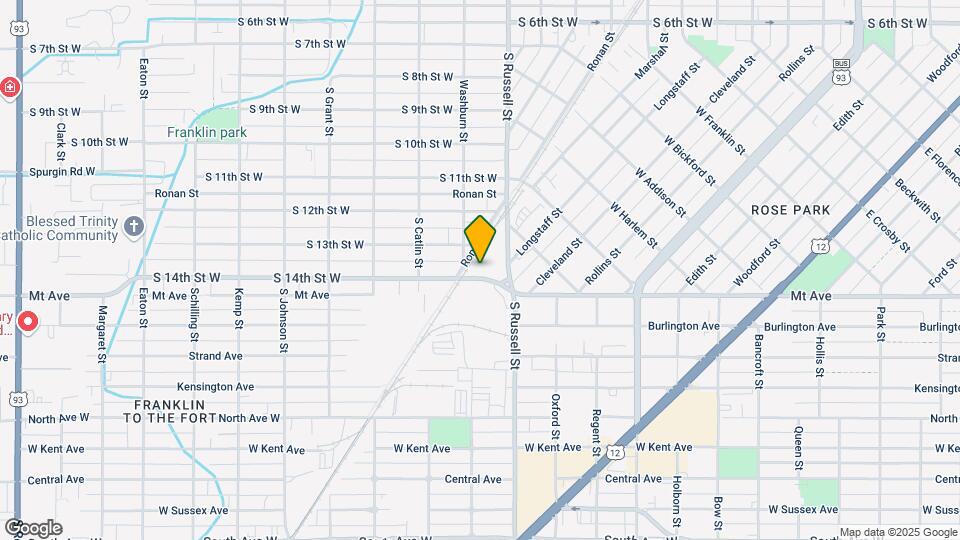 1500 S 14th St W Map and Location Details