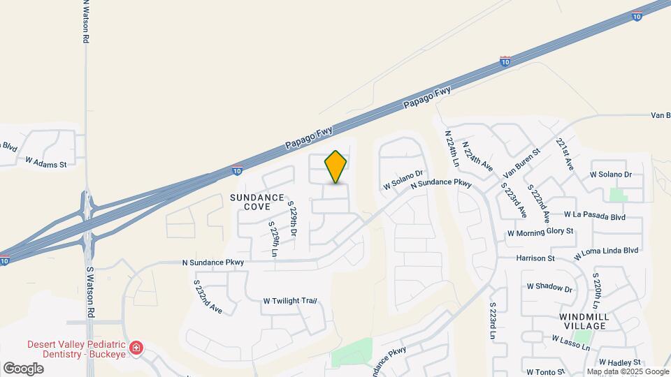 22805 W Solano Dr Map and Location Details