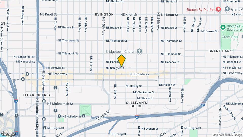 1804 NE Schuyler St Map and Location Details