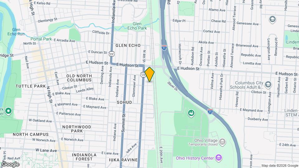 512 Clinton St Map and Location Details